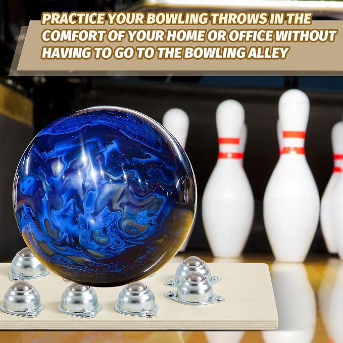 VioraWhite Bowling Ball Release Trainer Bowling Ball Motion Trainer Spinner 14 x 7.7 x 1 Inches Enhance Your Bowling Skills, Nice Your Hand and Release Position Game at Home Office Indoors