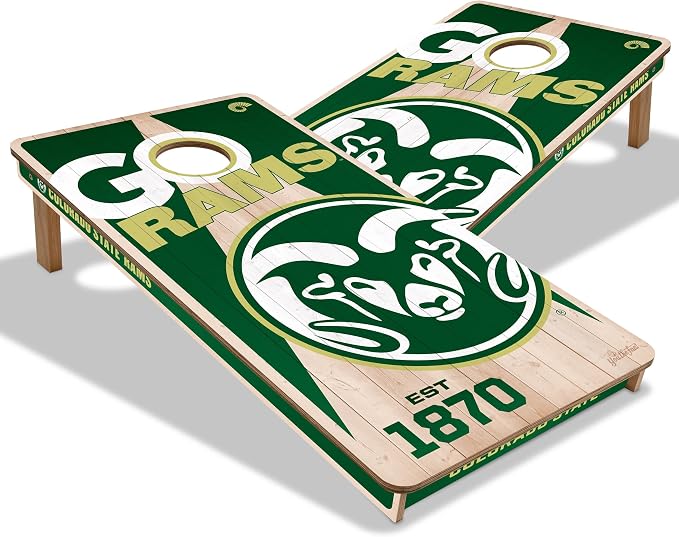 YouTheFan NCAA 2’ x 4’ Professional Wood Cornhole Game