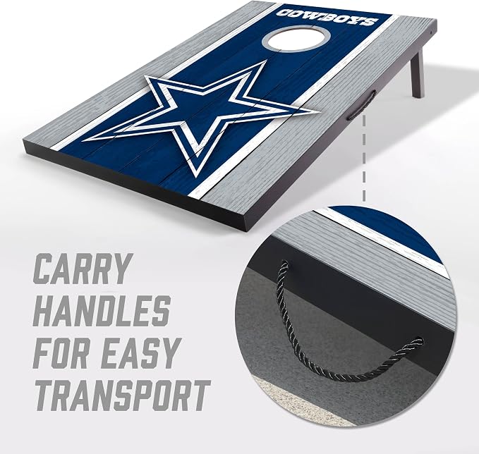 YouTheFan NFL 2' x 3' Portable Cornhole Game with Logo Bags