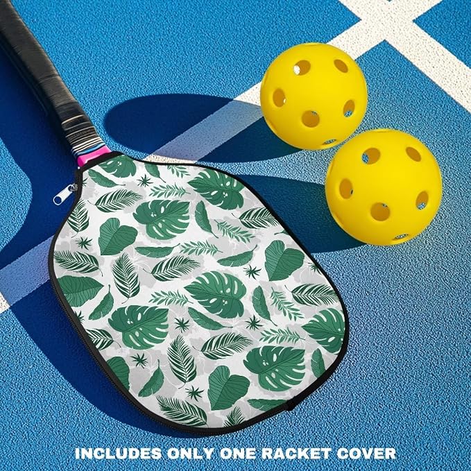 Blue Camo Corgi Pattern Print Pickleball Paddle Covers Only Paddles Holder Sleeve Fits Most Rackets