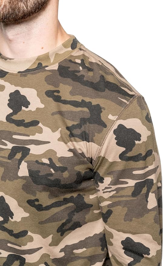 Insect Shield Men's Woodland Camo Long Sleeve T-Shirt