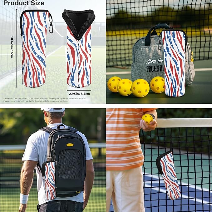 Pickleball Paddles Set 3PCS Pickleball Paddle Case Pickleball Racket Pickleball Bag Ideal for Beginners Gifts