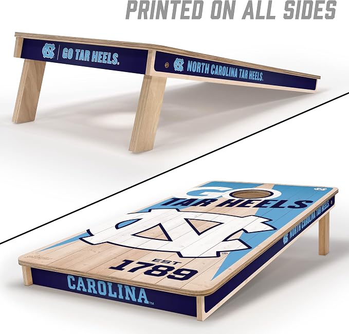 YouTheFan NCAA 2’ x 4’ Professional Wood Cornhole Game