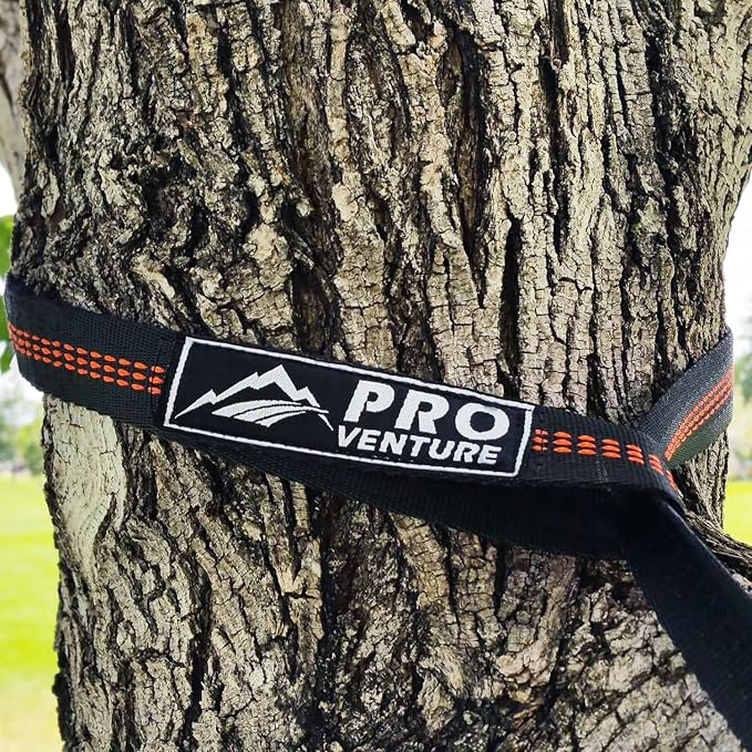 Hammock Straps and Carabiners Set | 22 Feet Total, 44+2 Loops | 1200lbs Breaking Strength (500lbs Rated) | Non-Stretch, Lightweight, Portable - Quick Setup | Heavy Duty, Tree Friendly