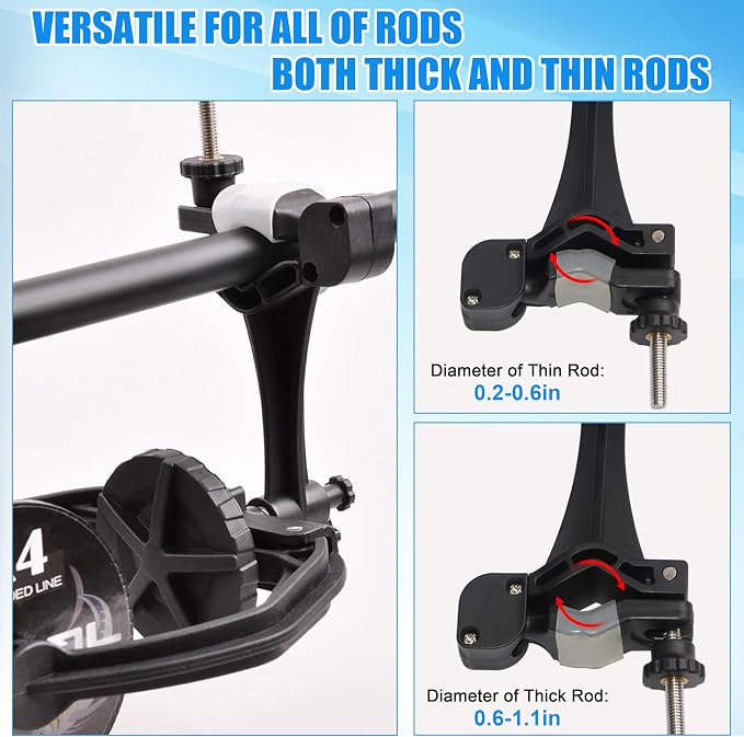 Fishing Line Spooler - Portable Fishing Reel Line Winder Spooling Station System Baitcaster Line Spooler Machine Tool
