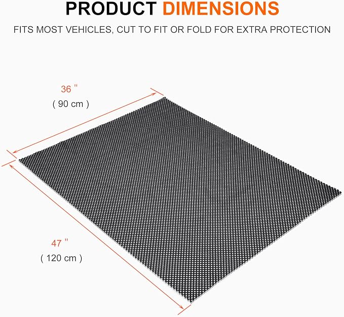 41"x36" Anti Slip Mat for Car Top Carrier Rack & Rooftop Cargo Bag, Universal Protective Mat Roof Rack Pad for Truck SUV Van RV