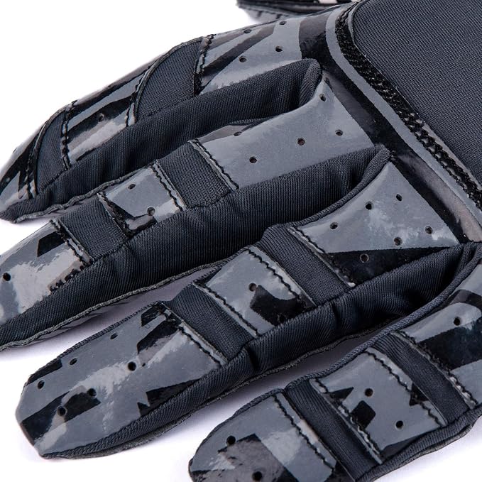 Pure Athlete Football Wide Receiver Gloves - Elite Sticky Grip Gloves, Drip Gear for WR and Defensive Backs - Adult, Youth, Men and Boys