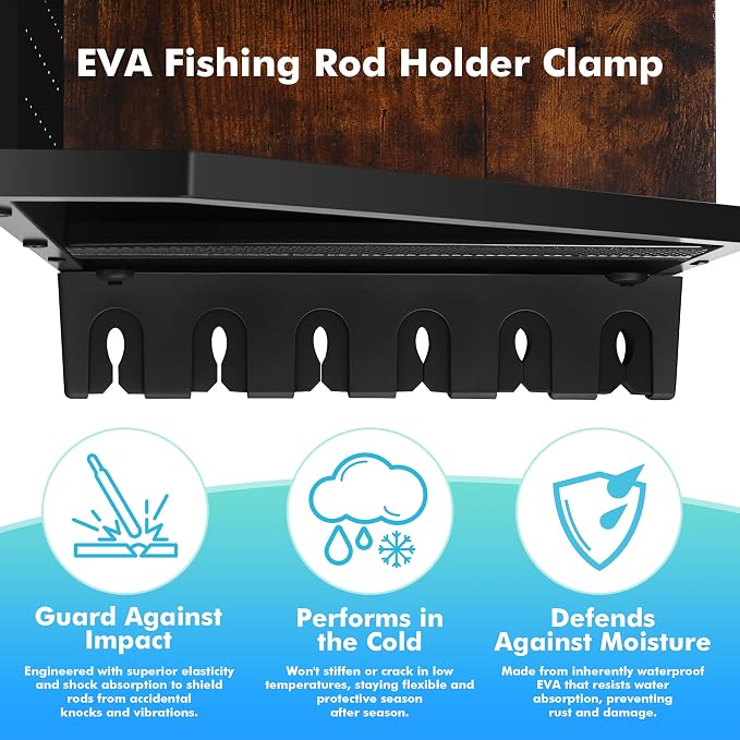 Fishing Pole Holders for Garage,3 Tiers Fishing Rod Rack,Holds up to 12 Rods,Fishing Organizer with Pegboard&Hooks&Lockable Wheels,Fishing Pole Storage for Reel Combos/Tackle/Fishing