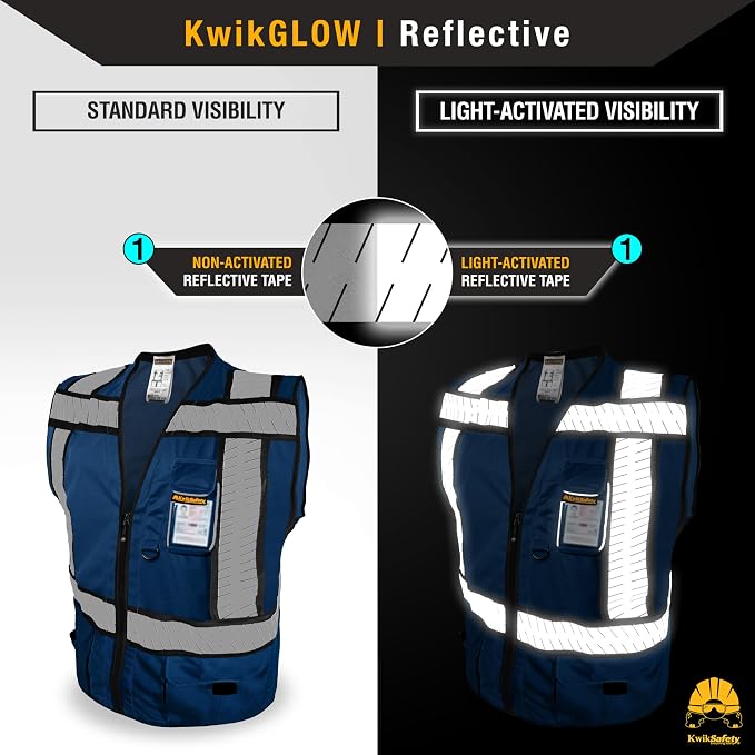 KwikSafety - SHERIFF & SPECIALIST Safety Vest [Multi-Use Pockets] Class 2 & Class 3 Hi Vis ANSI OSHA Safety Vest for Men
