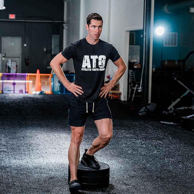 ATG Buddies Squat Wedge Block for Heel Elevated Squat and ATG Split Squats with Carrying Case, Light Weight and Easy to Travel