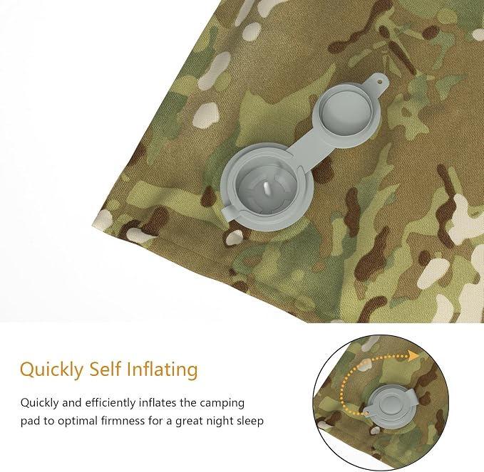 Akmax.cn MT Military Army Alice Embedded Air Self-Inflating Camp Mat