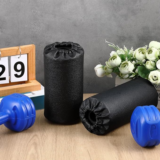 Hollowfly 4 Pcs Foam Foot Pads Foam Roller Pad Replacement for Weight Bench Inversion Table and Gym Exercise Equipments(7 x 3.5 x 0.8 Inches)