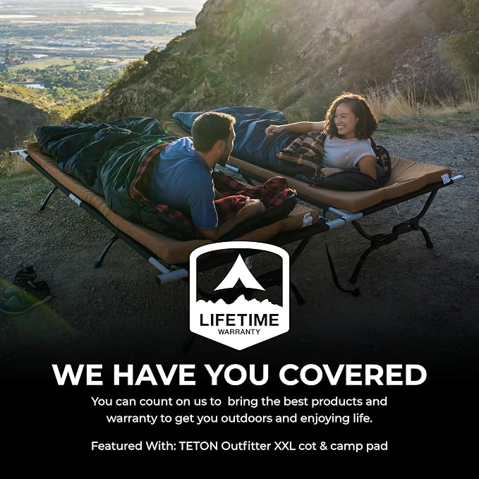 Teton Celsius XXL Sleeping Bag, Cold Weather Sleeping Bags for Adults and Kids, Camping Made Easy and Warm. Compression Sack Included