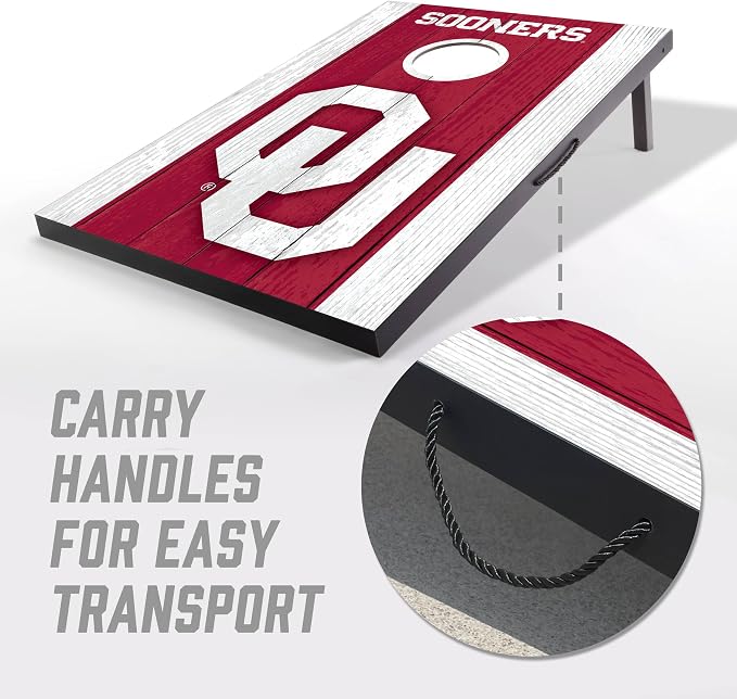 YouTheFan NCAA 2' x 3' Portable Cornhole Game with Logo Bags