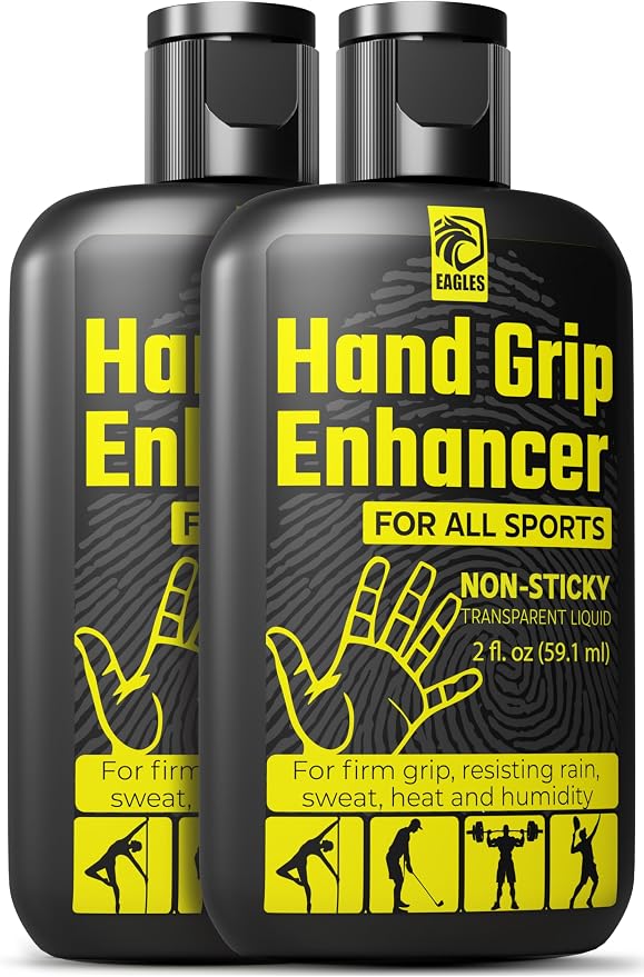 EAGLES Dry Hand Grip Enhancer, 1, 2 or 3 Pack Non-Sticky Anti-Slip Solution for Pole Dancing, Sweaty Hands Dry Grip for Football Tennis Golf Gymnastics Gaming Weightlifting Pole Fitness