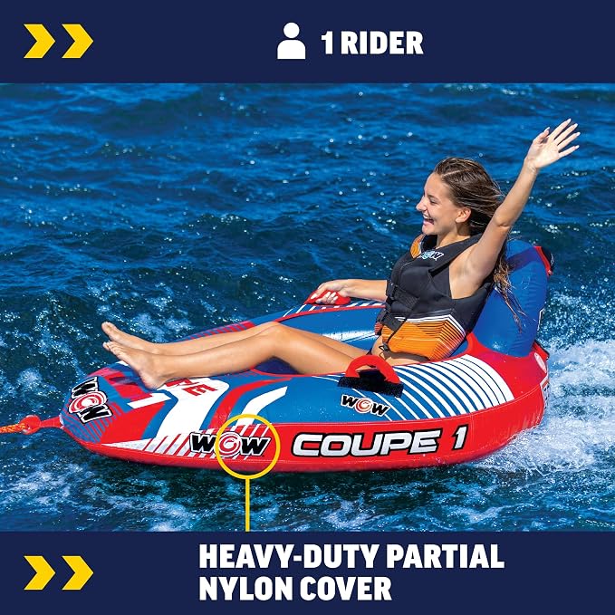 Wow Coupe Cockpit Inflatable Boat Towable Tube