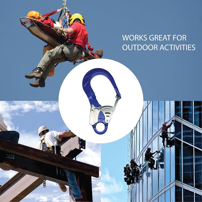 Fusion Climb Poseidon II Aluminum Drop Forged Rebar Hook