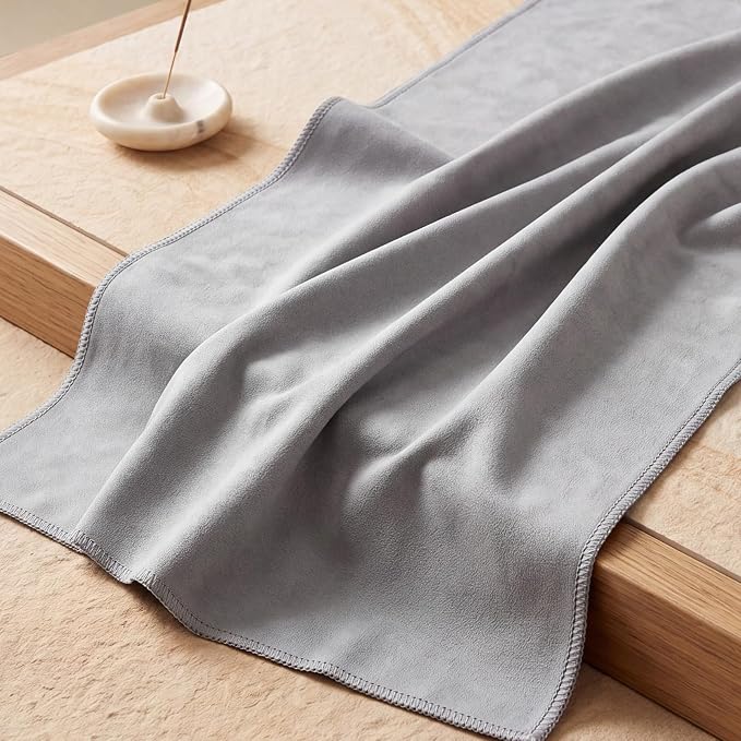 Breling 3 Pack 26"x73" Hot Yoga Mat Towel Pack Non-Slip Yoga Mat Gym Sweat Absorbent Microfiber Towel for Pilates Workout Women Men