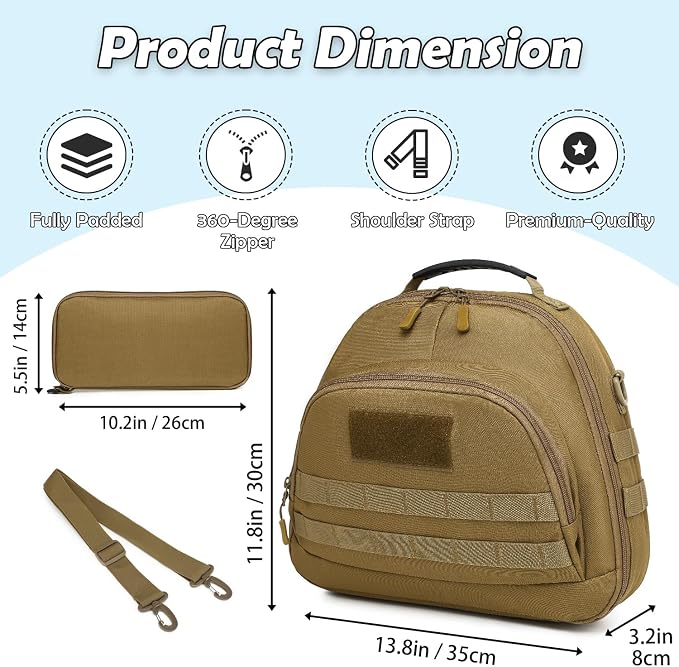 Scuba Regulator Bag - Tactical Style Diving Regulator Protective Bags Protecting and Storage Diving Gear with Adjustable Shoulder Strap