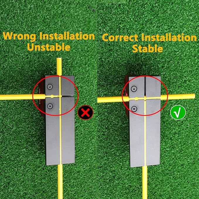 Golf Swing Trainer with 3 Alignment Sticks Portable Golf Training Aid with Angle Dial-OLE ANDIGO Golf Training Equipment,Golf Trainer,Golf Swing Trainer Aid,Swing Plane Corrector for Outdoor Golf Gift