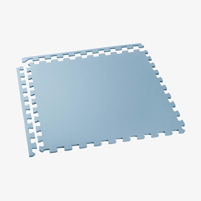 We Sell Mats 1/2-inch Multi-Purpose, Sky Blue, 24 Sq Ft (6 Tiles)