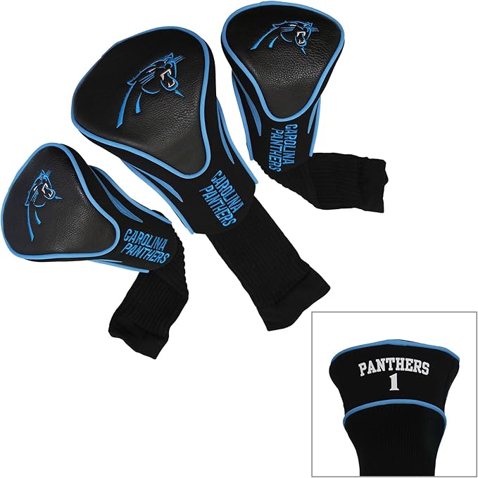 Team Golf NFL Cincinnati Bengals Contour Golf Club Headcovers (3 Count) Numbered 1, 3, & X, Fits Oversized Drivers, Utility, Rescue & Fairway Clubs, Velour Lined for Extra Club Protection