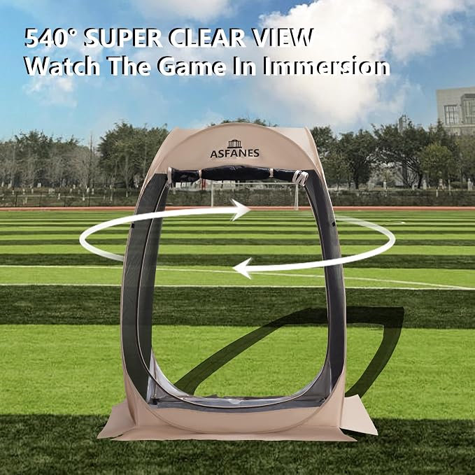 ASFANES Portable Pop Up Mosquito Screen Tent, Instant Screen Canopy with Removable Camping Mat for Patio, Automatic Outdoor Camping Tent, Square