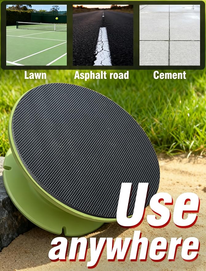 VAIIO Professional Tennis Trainer - Full Metal Portable Solo Rebounder with 3 High-Elastic String Balls, Ideal for Adults, Kids, Beginners & Advanced Players