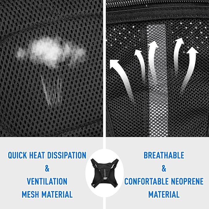 DEYACE Chest Bag For Men, Tactical Inspired Sports Utility Chest Pack, EDC Pouch Bag With Built-In Phone Holder for Workouts, Running, Cycling, Grey