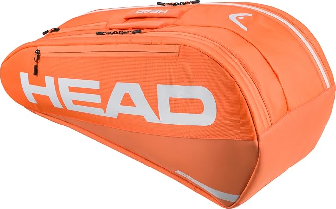 HEAD Tour Racquet Bag M (6R) Tennis Bag - Holds Up to 6 Racquets, CCT+ Climate Control Technology, 2 Main Compartments, Shoe Pocket & Backpack Carry System