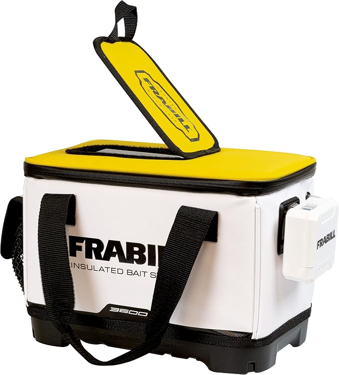 Frabill Universal Bait Station 8 QT.,White