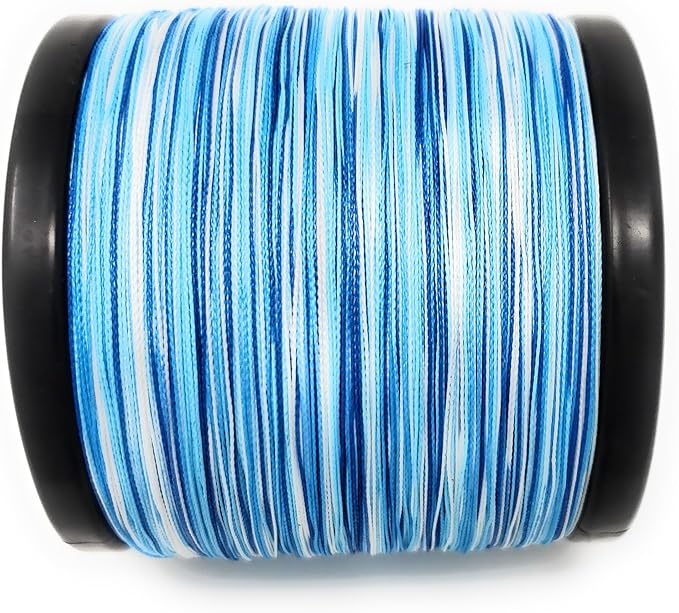 Reaction Tackle Braided Fishing Line - Pro Grade Power Performance for Saltwater or Freshwater Fish - Colored Fishing Line Braid for Extra Visibility