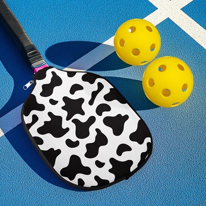 Pickleball Paddle Covers Only for Men and Women Zipper Closure Protection and Decoration