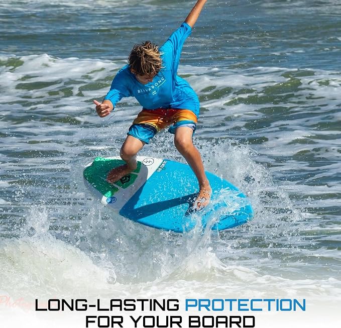 ZUMWax Surfing Skimboard Ceramic Wax, Made in USA, PFAS-Free, Ultra Performance Speed Glide, Durable Eco-Friendly, Secret Vanilla Scent, ANY Temperature Use, Maximum Speed on Sand & Water, 4.5 oz