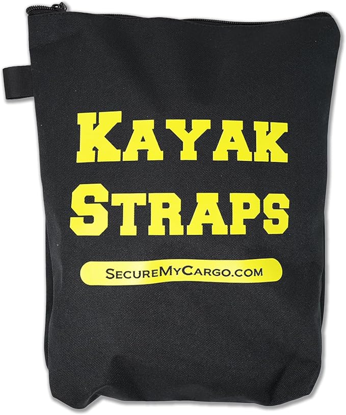 SecureMyCargo - Kayak & Paddleboard Truck Bed Strap – Fast 30‑Second Tie‑Down System for Pickups – Secure SUP, Canoe, or Kayak Without Ratchets or Knots–Dual Nose Strap System for 1 or 2 Watercraft