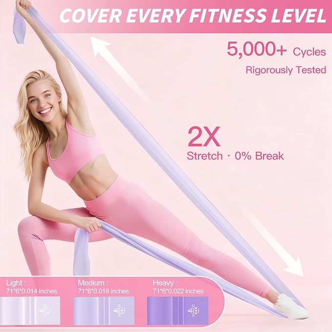 NANATI Pilates Kit, Home Pilates Workout Kit for Women, Pilates Equipment with 14.5" Pilates Ring and Ball, Resistance Bands, Dumbbells & Grip Socks for Home Workouts