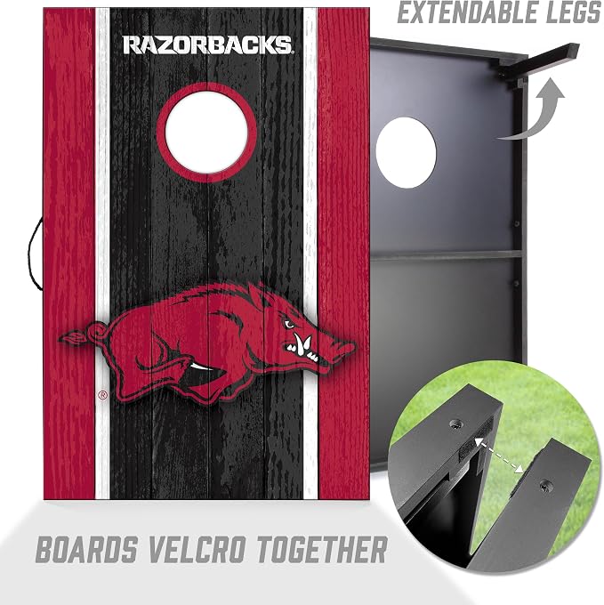 YouTheFan NCAA 2' x 3' Portable Cornhole Game with Logo Bags