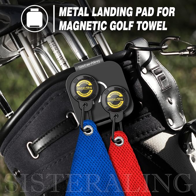 Water Telescopic Golf Ball Retriever and Golf Bag Metal Landing Pads