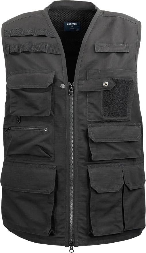 Edgetec Outdoor Utility Vest, Fishing, Hunting, Tactical Ripstop