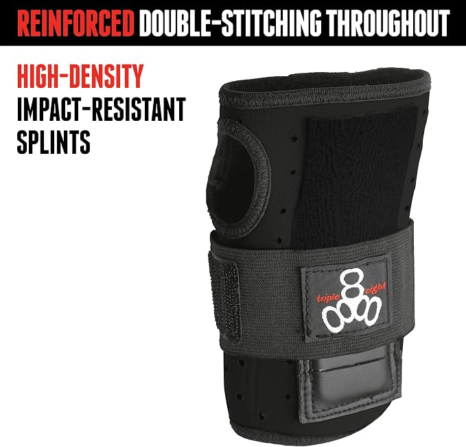 Triple Eight RD Wristsaver Wrist Guards for Roller Derby and Skateboarding (1 Pair)