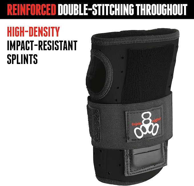 Triple Eight RD Wristsaver Wrist Guards for Roller Derby and Skateboarding (1 Pair)