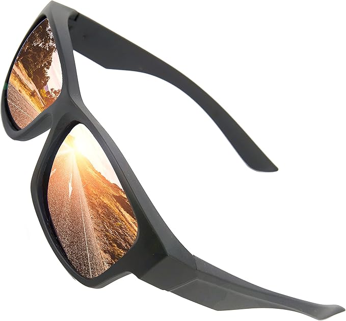BLUE CUT Fit Over Polarized Sunglasses Driving Clip-on Over Glasses, Solar Shield Sunglasses Over Prescription Glasses