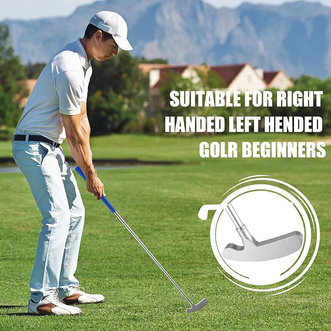 Wettarn 3 Sets Golf Putter Two Ways for Men Women Kids Club with 6 Practice Golf Balls for Left or Right Handed Golfers Indoor Outdoor