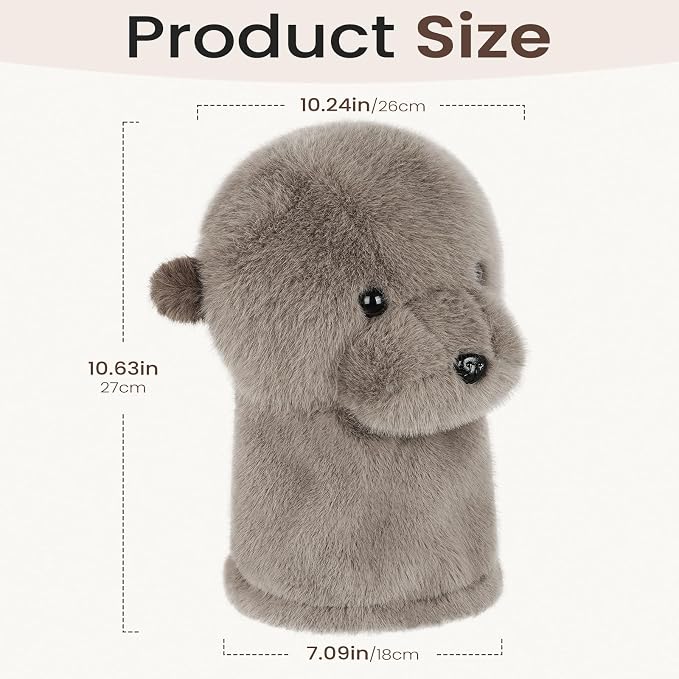 Craftsman Golf Driver Headcover Horse Sloth Funny Animal Golf Head Cover Novelty for Wood Driver Fairway Hybrid Golf Club for Men Women Kids Golfer Gift
