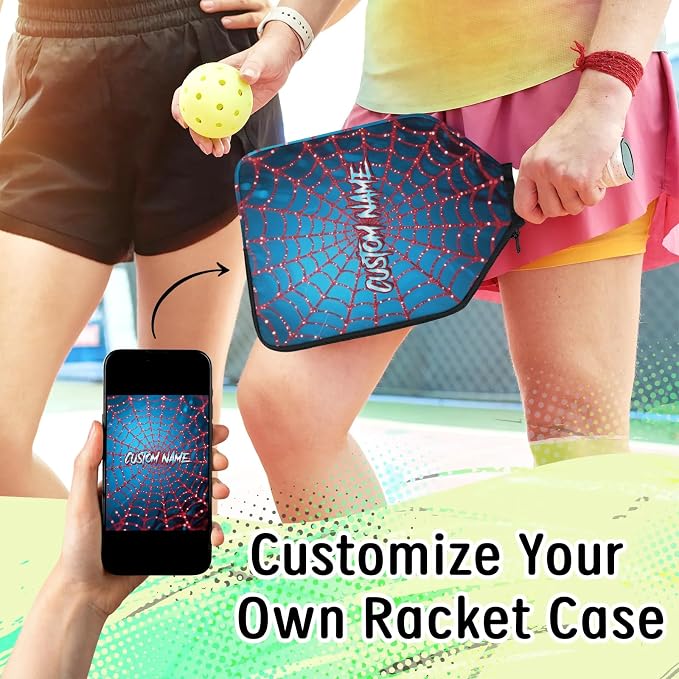 Personalized Pickleball Paddle Cover, Robust & Waterproof Custom Pickleball Paddle Case for Ultimate Protection