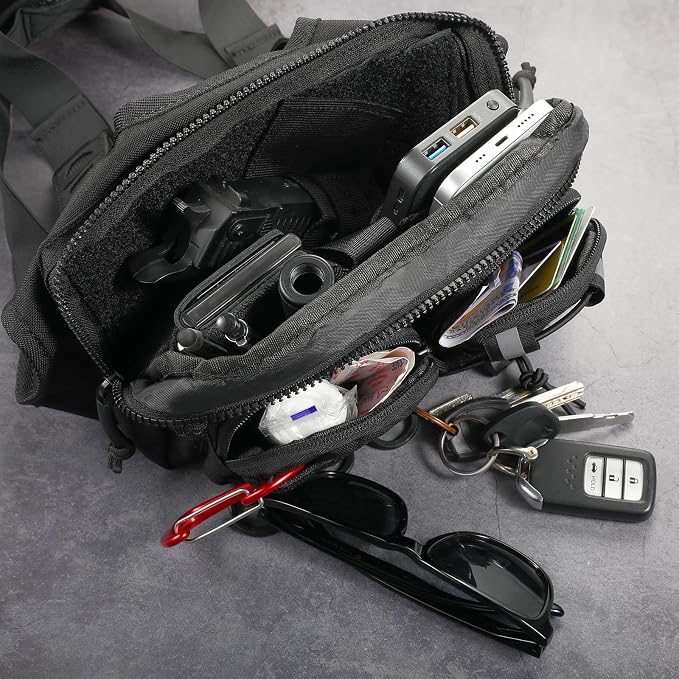 Sports Chest Holster Bag EDC Pouch Bag IFAK Chest Pack for Running