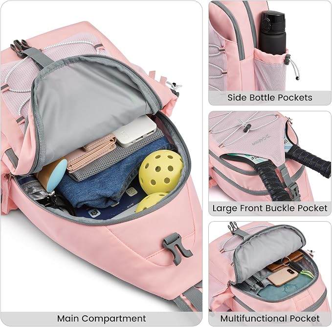 G4Free Pickleball Sling Bag for Women - Lightweight Crossbody Sports Bag