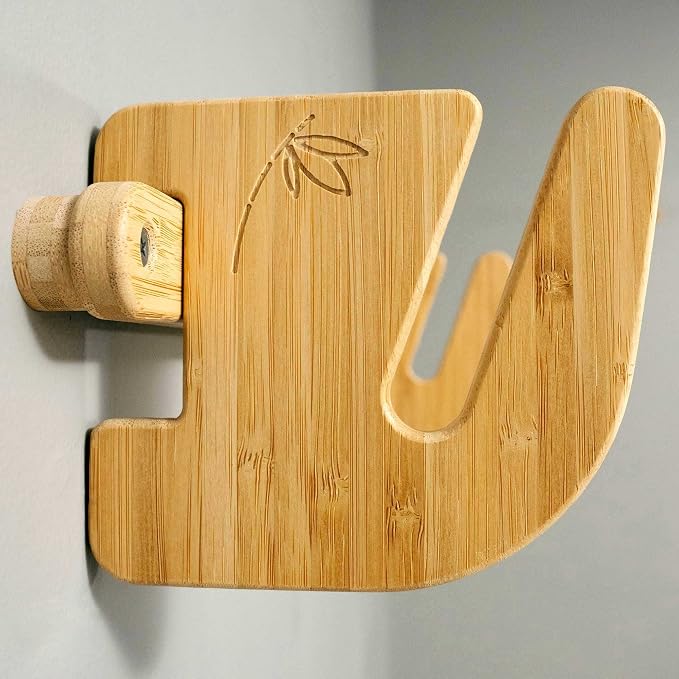 Grassracks Bamboo or Birch Wood Skateboard and Snowboard Storage Rack for Decks Only (No Trucks or Bindings) - The Lana`I Series (Between 1-5 Decks)