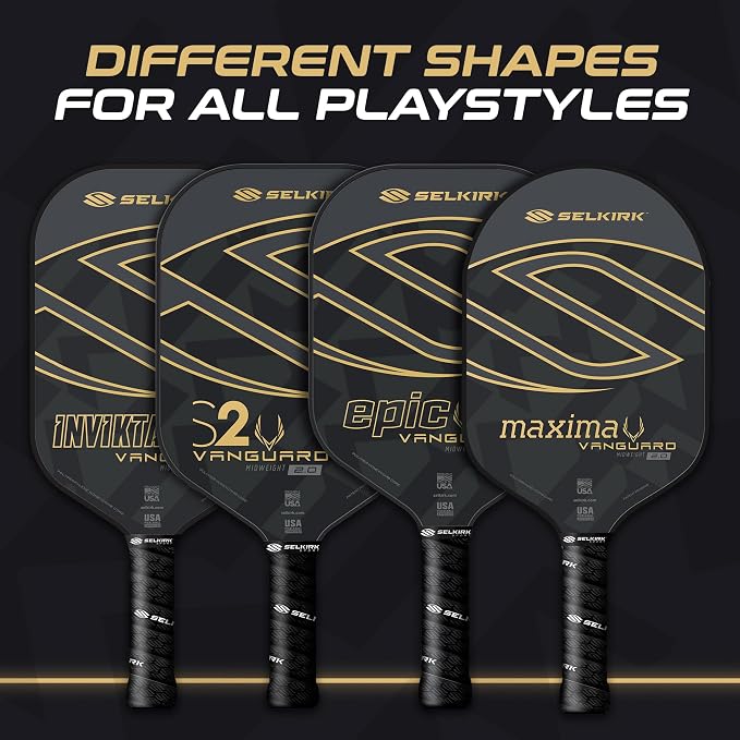 Selkirk Sport Vanguard Hybrid Pickleball Paddle | Carbon Fiber Pickleball Paddle with a Polypropylene X5 Core | Pickleball Rackets