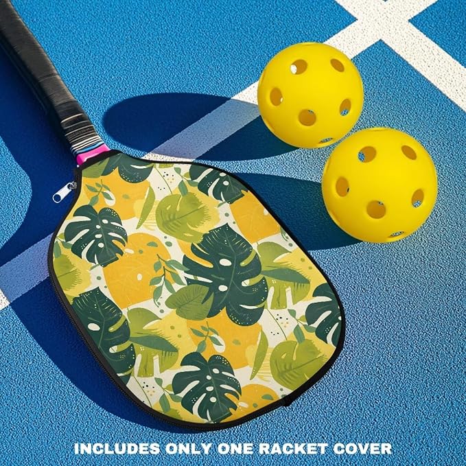 Blue Camo Corgi Pattern Print Pickleball Paddle Covers Only Paddles Holder Sleeve Fits Most Rackets